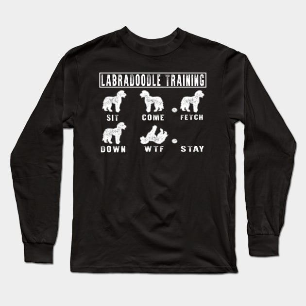 Labradoodle Training Long Sleeve T-Shirt by raeex